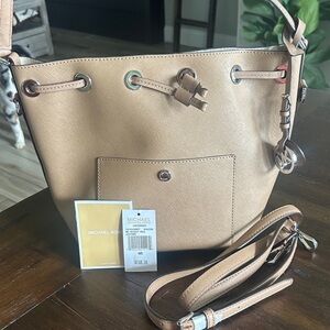 Michael Kors Beige Crossbody Bag
